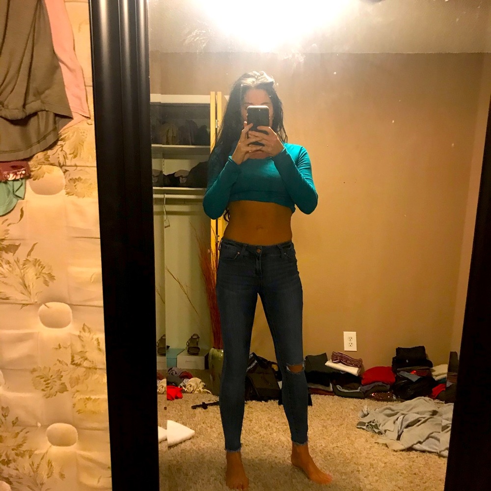 Mid Rise Ankle Skinny Celebrity Pink jeans